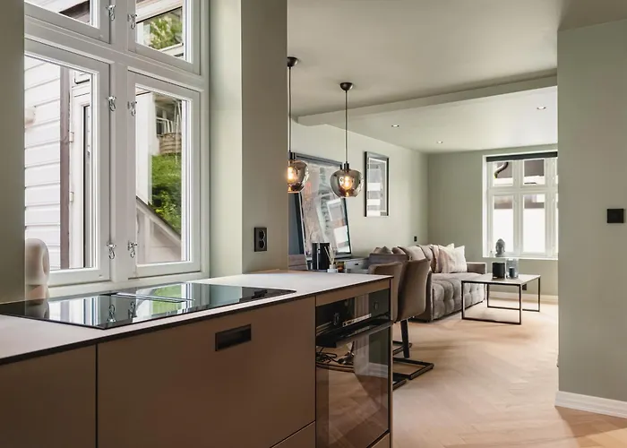 아파트 Bryggen // Floyen Living 베르겐