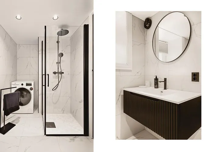 Bryggen // Floyen Living 아파트 베르겐